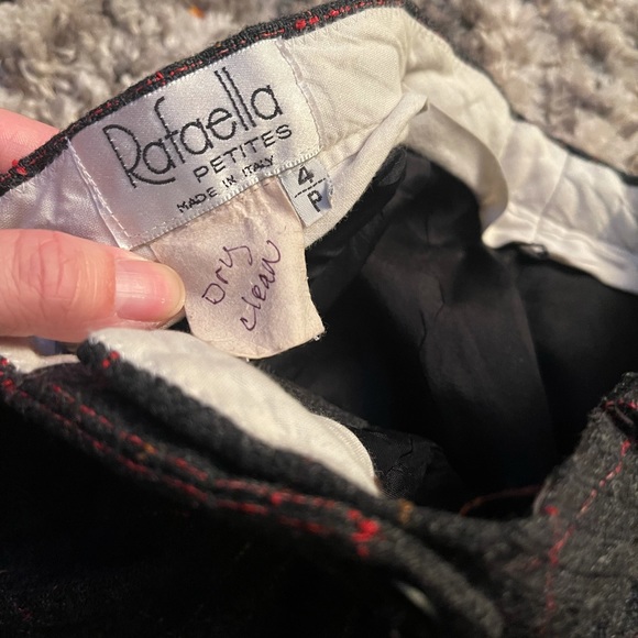 High Waisted Wool Blend Trousers - Picture 6 of 8